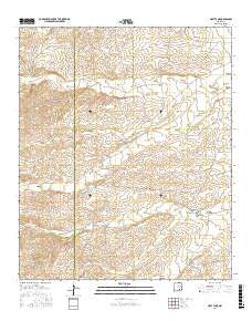 Holt Tank New Mexico Current topographic map, 1:24000 scale, 7.5 X 7.5 Minute, Year 2017