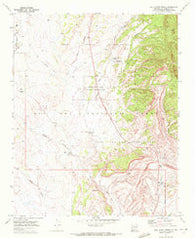 Holy Ghost Spring New Mexico Historical topographic map, 1:24000 scale, 7.5 X 7.5 Minute, Year 1969