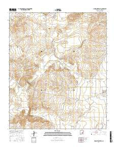 Hondo Reservoir New Mexico Current topographic map, 1:24000 scale, 7.5 X 7.5 Minute, Year 2017