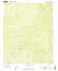 Honey Boy Ranch New Mexico Historical topographic map, 1:24000 scale, 7.5 X 7.5 Minute, Year 1961