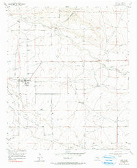 Hope New Mexico Historical topographic map, 1:24000 scale, 7.5 X 7.5 Minute, Year 1956