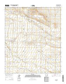 Hope New Mexico Historical topographic map, 1:24000 scale, 7.5 X 7.5 Minute, Year 2013