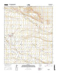 Hope New Mexico Current topographic map, 1:24000 scale, 7.5 X 7.5 Minute, Year 2017