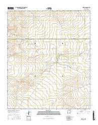 Hope NE New Mexico Current topographic map, 1:24000 scale, 7.5 X 7.5 Minute, Year 2017