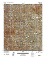 Hope NW New Mexico Historical topographic map, 1:24000 scale, 7.5 X 7.5 Minute, Year 2010