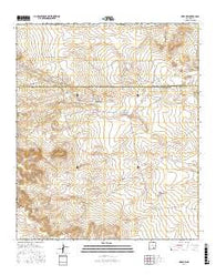 Hope NW New Mexico Current topographic map, 1:24000 scale, 7.5 X 7.5 Minute, Year 2017
