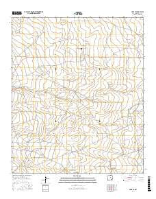 Hope SE New Mexico Current topographic map, 1:24000 scale, 7.5 X 7.5 Minute, Year 2017