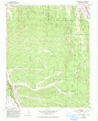 Horcado Ranch New Mexico Historical topographic map, 1:24000 scale, 7.5 X 7.5 Minute, Year 1953