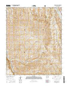 Horcado Ranch New Mexico Current topographic map, 1:24000 scale, 7.5 X 7.5 Minute, Year 2017