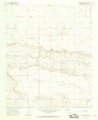 Horney Ranch New Mexico Historical topographic map, 1:24000 scale, 7.5 X 7.5 Minute, Year 1966