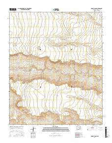 Horney Ranch New Mexico Current topographic map, 1:24000 scale, 7.5 X 7.5 Minute, Year 2017