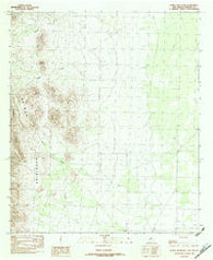 Horse Mountain New Mexico Historical topographic map, 1:24000 scale, 7.5 X 7.5 Minute, Year 1982