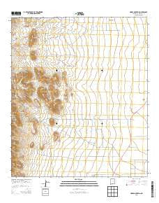 Horse Mountain New Mexico Historical topographic map, 1:24000 scale, 7.5 X 7.5 Minute, Year 2013