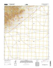 Horse Mountain East New Mexico Historical topographic map, 1:24000 scale, 7.5 X 7.5 Minute, Year 2013