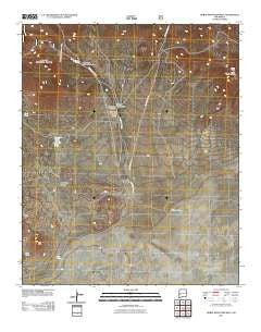 Horse Mountain West New Mexico Historical topographic map, 1:24000 scale, 7.5 X 7.5 Minute, Year 2011