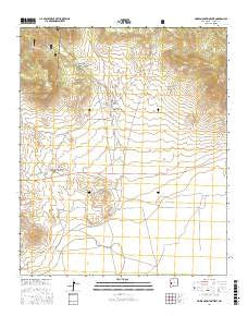 Horse Mountain West New Mexico Current topographic map, 1:24000 scale, 7.5 X 7.5 Minute, Year 2017