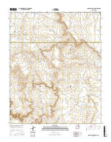 Horse Pasture Tank New Mexico Current topographic map, 1:24000 scale, 7.5 X 7.5 Minute, Year 2017
