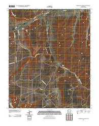 Horsehead Canyon New Mexico Historical topographic map, 1:24000 scale, 7.5 X 7.5 Minute, Year 2010