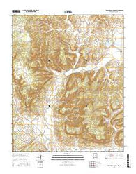 Horsehead Canyon NW New Mexico Current topographic map, 1:24000 scale, 7.5 X 7.5 Minute, Year 2017
