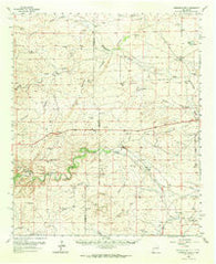 Horseshoe Bend New Mexico Historical topographic map, 1:62500 scale, 15 X 15 Minute, Year 1962