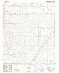 Horseshoe Bend NW New Mexico Historical topographic map, 1:24000 scale, 7.5 X 7.5 Minute, Year 1988