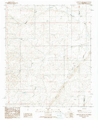 Horseshoe Bend NW New Mexico Historical topographic map, 1:24000 scale, 7.5 X 7.5 Minute, Year 1988