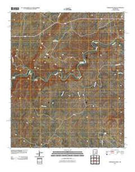 Horseshoe Bend New Mexico Historical topographic map, 1:24000 scale, 7.5 X 7.5 Minute, Year 2010
