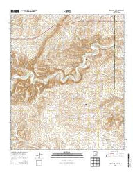 Horseshoe Bend New Mexico Historical topographic map, 1:24000 scale, 7.5 X 7.5 Minute, Year 2013