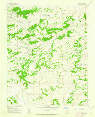 Hospah New Mexico Historical topographic map, 1:24000 scale, 7.5 X 7.5 Minute, Year 1961