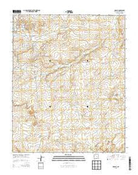 Hospah New Mexico Historical topographic map, 1:24000 scale, 7.5 X 7.5 Minute, Year 2013