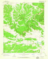 Hosta Butte New Mexico Historical topographic map, 1:24000 scale, 7.5 X 7.5 Minute, Year 1963