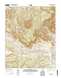 Hosta Butte New Mexico Current topographic map, 1:24000 scale, 7.5 X 7.5 Minute, Year 2013