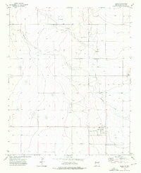 House New Mexico Historical topographic map, 1:24000 scale, 7.5 X 7.5 Minute, Year 1973