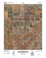 House SE New Mexico Historical topographic map, 1:24000 scale, 7.5 X 7.5 Minute, Year 2010