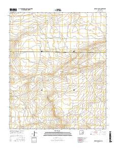 Howell Ranch New Mexico Current topographic map, 1:24000 scale, 7.5 X 7.5 Minute, Year 2017