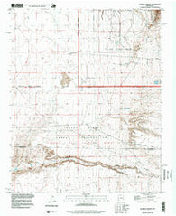 Hubbell Spring New Mexico Historical topographic map, 1:24000 scale, 7.5 X 7.5 Minute, Year 1996