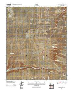 Hubbell Spring New Mexico Historical topographic map, 1:24000 scale, 7.5 X 7.5 Minute, Year 2010