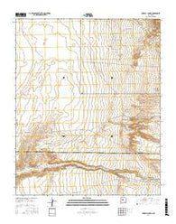 Hubbell Spring New Mexico Current topographic map, 1:24000 scale, 7.5 X 7.5 Minute, Year 2017