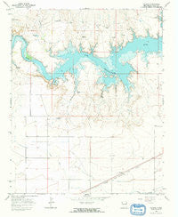 Hudson New Mexico Historical topographic map, 1:24000 scale, 7.5 X 7.5 Minute, Year 1968