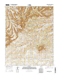 Huerfanito Peak New Mexico Historical topographic map, 1:24000 scale, 7.5 X 7.5 Minute, Year 2013