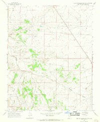 Huerfano Trading Post NW New Mexico Historical topographic map, 1:24000 scale, 7.5 X 7.5 Minute, Year 1966
