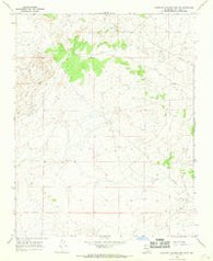 Huerfano Trading Post SW New Mexico Historical topographic map, 1:24000 scale, 7.5 X 7.5 Minute, Year 1966