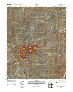 Huerfano Trading Post New Mexico Historical topographic map, 1:24000 scale, 7.5 X 7.5 Minute, Year 2010