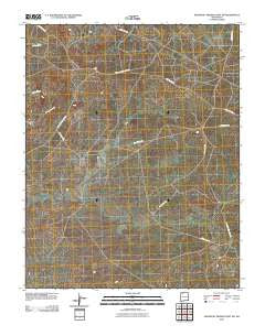 Huerfano Trading Post SW New Mexico Historical topographic map, 1:24000 scale, 7.5 X 7.5 Minute, Year 2010
