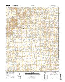 Huerfano Trading Post SW New Mexico Historical topographic map, 1:24000 scale, 7.5 X 7.5 Minute, Year 2013