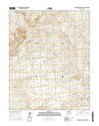 Huerfano Trading Post SW New Mexico Current topographic map, 1:24000 scale, 7.5 X 7.5 Minute, Year 2017