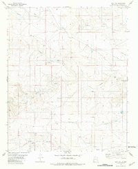 Huff Hill New Mexico Historical topographic map, 1:24000 scale, 7.5 X 7.5 Minute, Year 1981