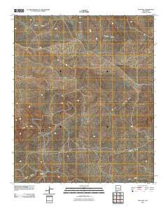 Huff Hill New Mexico Historical topographic map, 1:24000 scale, 7.5 X 7.5 Minute, Year 2010