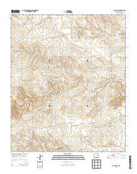 Huff Hill New Mexico Current topographic map, 1:24000 scale, 7.5 X 7.5 Minute, Year 2013
