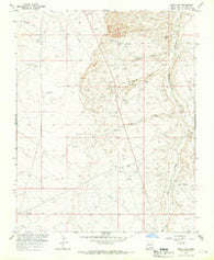 Hugh Lake New Mexico Historical topographic map, 1:24000 scale, 7.5 X 7.5 Minute, Year 1965